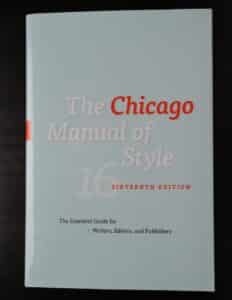 The Chicago Manual of Style