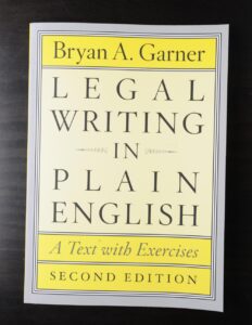 Legal Writing in Plain English